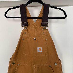 Carhartt Canvas Duck Bib Overalls Youth Size 10